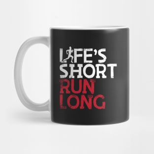 Life's Short Run Long Male Runner Mug